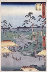 Estación 5, Hodogaya (xilografía)