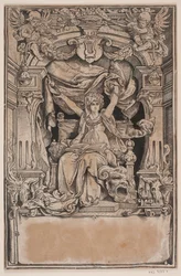 Portada y Vigneta para una Edición de "Fausto", Múnich 1884