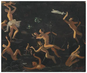 Ninfas en el baño