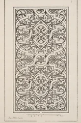 Diseño para Parterre, del Theatre des Plans et Jardinages, pub.1652