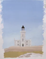 Faro de la Isla de May, Fife, Escocia