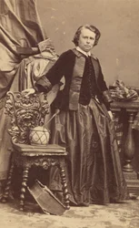 Retrato de Rosa Bonheur 1822-1899, principios de la década de 1860