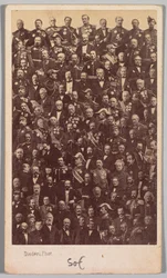 Sin título: héroes militares y líderes políticos franceses, mediados de la década de 1860.
