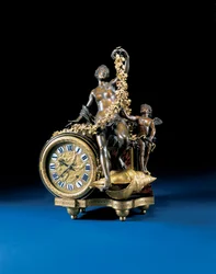Reloj de chimenea Luis XIV, c.1715