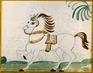 Caballo con brida