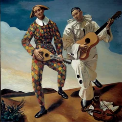 Arlequín y Pierrot