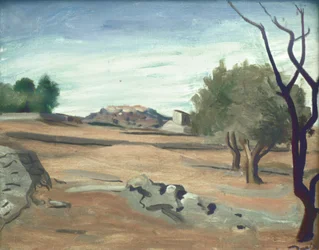 Paisaje en Provenza, c.1931 (óleo sobre lienzo)