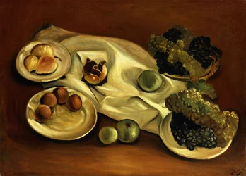 Naturaleza muerta con frutas; Nature Morte aux Fruits