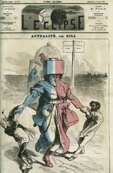 Actualidad, la República acosada por los Realistas y Republicanos. Portada en 