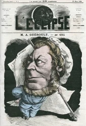 Adolphe Georges Gueroult (1810-1872), periodista francés de los Saint-Simonianos. Portada en “L