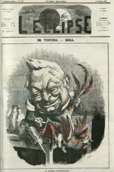 Adolphe Thiers (1797-1877), historiador y político francés. Portada en “L