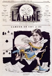 Caricatura de Cora Pearl (1842-c.1886) de 