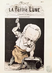 Caricatura de Victor Hugo (1802-85) de la portada de 