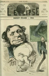 Ernest Picard (1821-1877), político francés. Portada en 