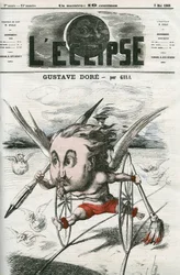 Gustave Doré (1832-1883), pintor, ilustrador y caricaturista francés. Portada en “L