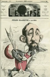 Jules Claretie (1840-1913), novelista, dramaturgo y crítico francés. Portada en “L