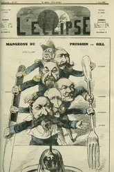 Vamos a comer prusiano con los generales Le Boeuf, Mac-Mahon, Francois Achille Bazaine