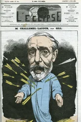 Paul-Armand Challemel-Lacour (1827-1896), político, diplomático e historiador de la filosofía francesa. Portada en "L