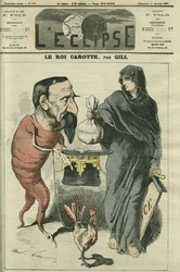 El Rey Zanahoria, Napoleón III (1808-1873), Presidente de la República y Emperador de los Franceses hasta la derrota de Sedan en 1870. Portada en "L