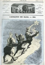 La adoración de los Magos, el Duque de Broglie (1821-1901), el Presidente Mac-Mahon (1808-1893), Henri d
