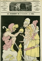 El juicio de París, que elige la República sobre el Imperio y la Monarquía. Portada en 