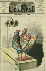 Los dos gallos están coronados. Portada de «L