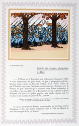 La entrada de las tropas francesas en Metz, 19 de noviembre de 1918, 1919
