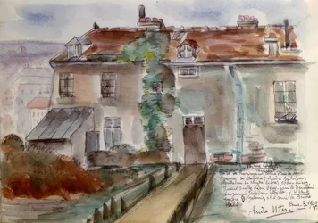 París, Casa 12 Rue Cortot