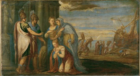 Una leyenda de la antigüedad (pintura sobre lienzo)