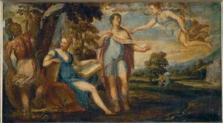 Eneas se despide de Dido (pintura sobre lienzo)