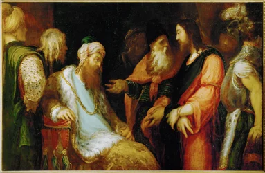 Cristo ante Herodes ... (pintura sobre lienzo)