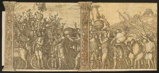 El Triunfo de Julio César [no.3 y 4 más 2 columnas], 1599