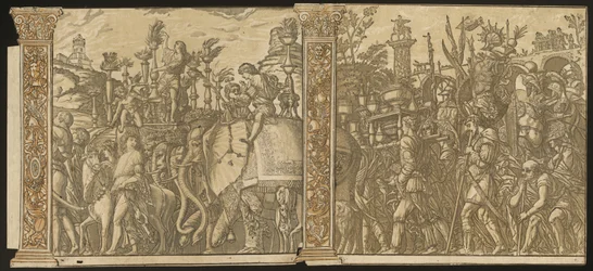 El triunfo de Julio César [no.5 y 6 más 2 columnas], 1599