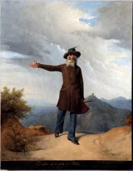 La despedida del exilio. Con Giuseppe Mazzini forzado al exilio en Suiza en 1831