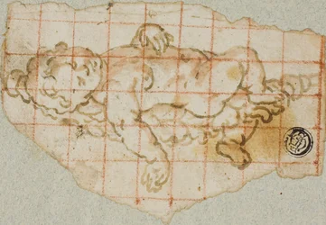Putto con guirnalda