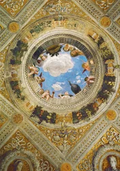 Medallón del techo de la Cámara Nupcial (fresco)