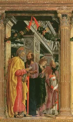 Detalle del retablo de San Zeno, 1456-60