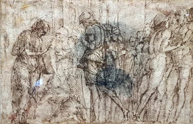 Santiago llevado al martirio