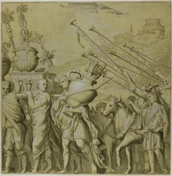 Triunfos de Julio César: Lienzo No. IV
