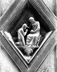 Ordenación sagrada, relieve del campanario, 1337-41