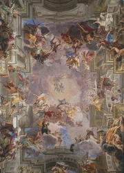 San Ignacio en la gloria. 1691-1694