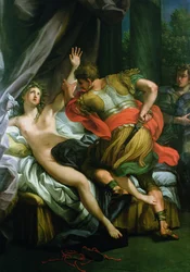 Tarquinio y Lucrecia (óleo sobre lienzo)