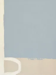 Azul sereno, beige y abstracto