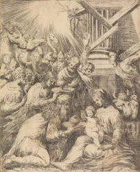 Adoración de los Magos, ca. 1553-60