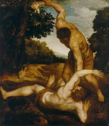 Sansón matando a un filisteo