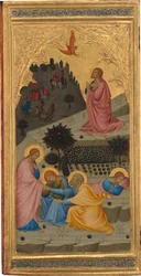 Escenas de la Pasión de Cristo: La agonía en el jardín [panel izquierdo]