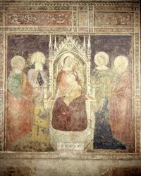 Virgen y Niño con San Juan Bautista, Nicolás y Elías
