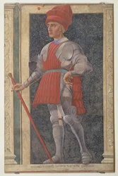 Farinata degli Uberti (m.1264) de la serie Villa Carducci de hombres y mujeres famosos, c.1450
