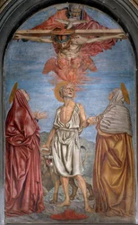 Santísima Trinidad con Dios, Jesucristo y el Espíritu Santo