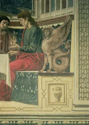 La Última Cena, (detalle) de Santiago el Menor, 1447